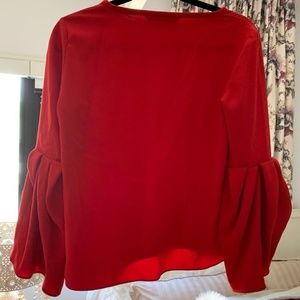 Red Zara Blouse